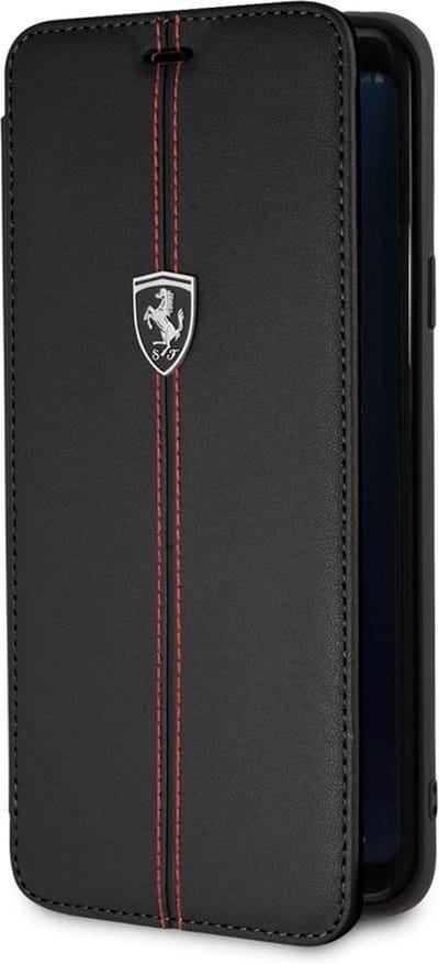 Samsung Galaxy S9 hoesje - Ferrari - Zwart - Leer