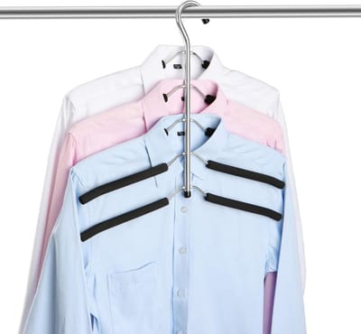 Dailygoods - 5-in-1 Kledinghangers - Ruimtebesparende Hangers voor Jassen, Truien en Shirts