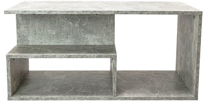 PRIMA PRIMA - Salontafel - Betonlook - Met extra plank - Minimalistisch design