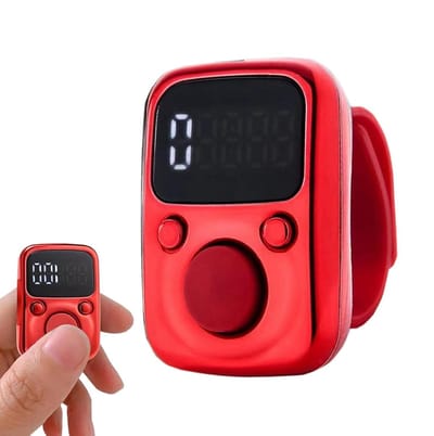 Digitale Vingerteller - Clicker Teller - Activiteiten Monitoren - Waterdicht Ontwerp - 3.3 x 2.5 cm - Helder