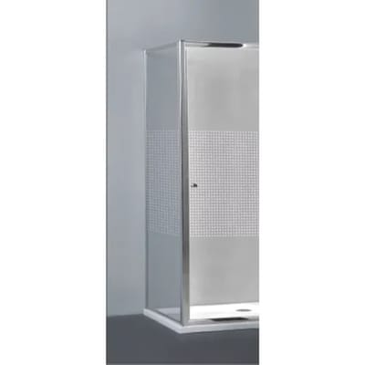 Allibert Vaste Wand Priva Universeel 90x190cm Kleine Vierkantjes