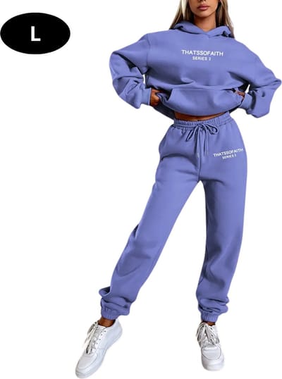Livano Joggingpak Dames - Huispak - Volwassenen - Trainingspak - Comfortabel - Jogging Pak - Joggingsbroek - Lichtpaars - L