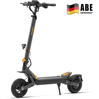 Ausom L1 ABE elektrische step – ABE & eKFV-goedgekeurd, 70 km actieradius, 930W piekvermogen, 20 km/u, NFC-ontgrendeling, opvouwbaar, 10" tubeless banden, schijfremmen + E-ABS – ideaal voor woon-werk in de stad.