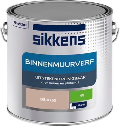 Sikkens - Binnenmuurverf Mat - D5.10.65 - Mengverf - 2,5 L