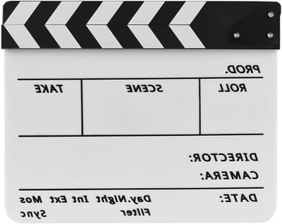 Professionele Clapboard Slate met Magnetische Kleurrijke Stick voor Filmmaken en TV Producties