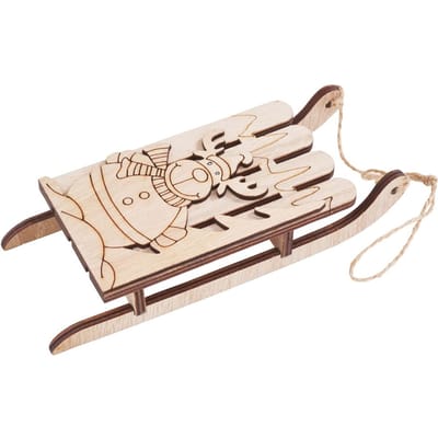 VBS Slede / Decoratieve  hanger - Eland