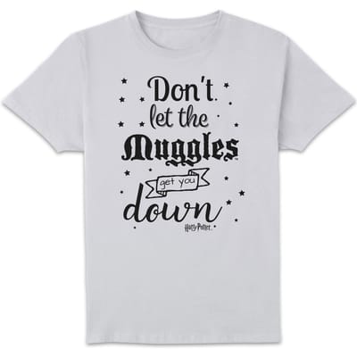 Harry Potter Don't Let The Muggles Get You Down T-shirt - Wit - 5XL
