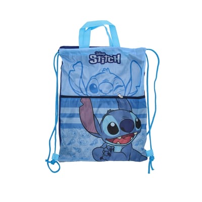 Lilo & Stitch Gymtas met rits - Zwemtas - 40 cm - Blauw - Voor Kinderen
