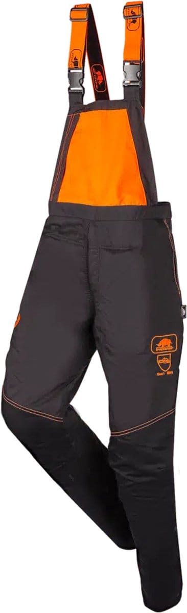 SIP Protection BasePro 1RG1 Kettingzaag-Bavetbroek -Tuinbroek - Maat: XL - antracietgrijs/zwartfluo oranje