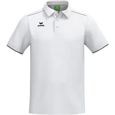 Erima Cmpt 3 Wings Polo Heren - Wit / Zwart | Maat: S