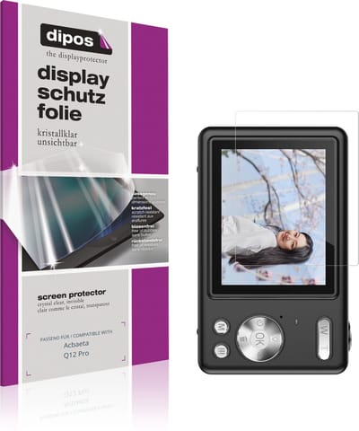 dipos – 4x Beschermfolie geschikt voor Acbaeta Q12 Pro | Krasbestendige & heldere Screenprotector Ultra-Thin