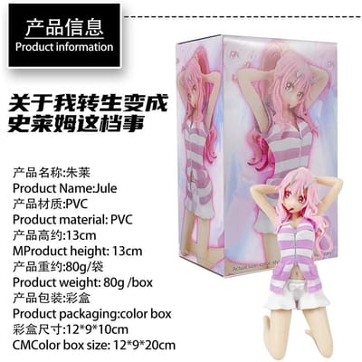 13CM Anime Shuna Figuur That Time I Got Reincarnated As A Slime Actiefiguren Vrije Tijd Collectie Pop Cadeau Speelgoed Figuur No box zwart