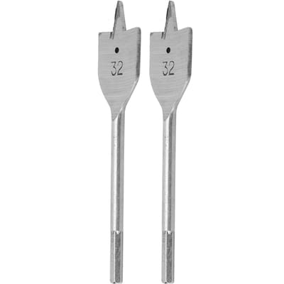 2 stuks Platte Houtboor Set Spade Boring Houtbewerking Gatopening Boorgereedschap 32mm