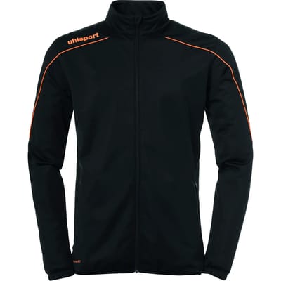 Uhlsport Stream 22 Polyestervest Kinderen - Zwart / Fluo Oranje | Maat: 164
