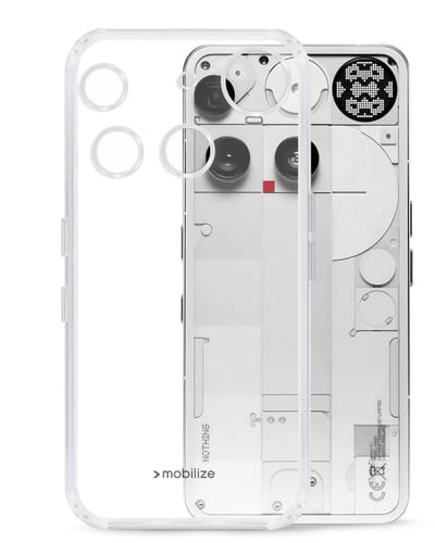 Mobilize Doorzichtig Hoesje geschikt voor Nothing Phone (3) Telefoonhoesje Flexibel TPU | Mobilize Gelly Case Backcover | Doorzichtig Telefoonhoesje Phone (3) | Phone (3) Case | Back Cover - Transparant