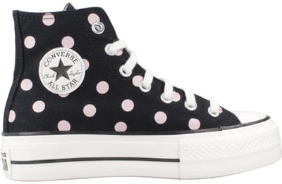 CONVERSE CHUCK TAYLOR ALL STAR LIFT PLATFORM POLKA DOTS Zwart 37,5 EU