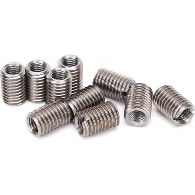10 Stuks Reductiemoer RVS Reparatiehuls M8 Binnendraad en M12 Buitendraad Conversie