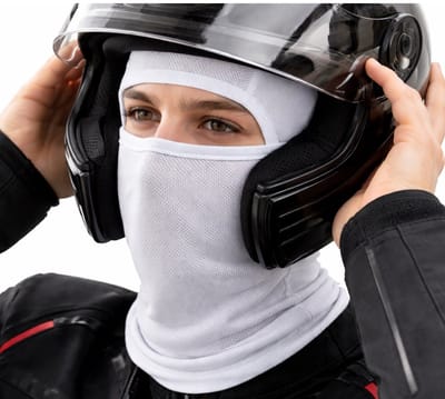 Balaclava Bivakmuts Wit – Multiuse Gezichtsmasker & Nekwarmer – Motormuts voor Skiën, Snowboarden, Fietsen & Motorrijden – Unisex