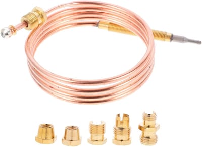 Thermokoppel Sensor - Vervangingsonderdeel Verwarming - Veiligheid Apparaten - Nauwkeurige Temperatuur - 90 cm Lang - Roségoud