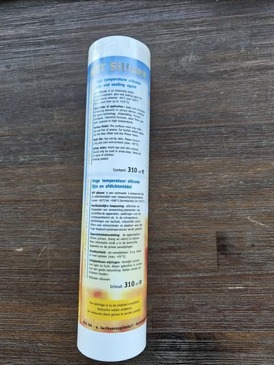 Hittebestendige siliconenkit 310 ml (ROOD)
