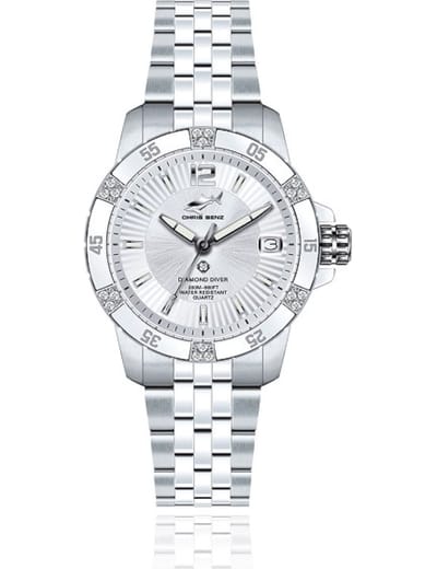 Chris Benz Dames, Heren, Unisexhorloge CB-DD200-SI-MBJ