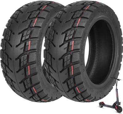 8 x 3.00-5 Offroad Vacuum Banden voor Elektrische Scooter, 200 x 85 Binnenbanden, Dikkere en Brede Tubeless Banden, Antislip Vervangwielen voor Scooters (2 Pack)