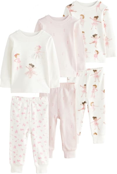 Next - Meisjes - Set van 3 behaaglijke pyjama's - Roze