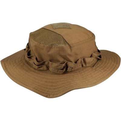 Nouveau Camo Tactique Passionnés Casquette Bonnie à Poche Carrée Chapeaux Bob Extérieur Multicam Pêche Randonnée Extérieur Casquettes de Soleil (Brown,60) marron
