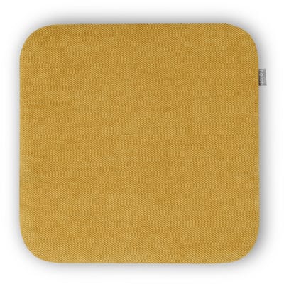 Nolon Jul Stoelkussen Warm oker - Vierkant - Voor Binnen - Zitkussen Eetkamer - met Antislip - 34 x 34 cm