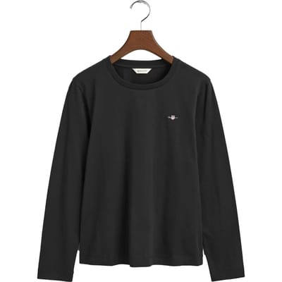 T-shirt regular lange mouwen vrouw Gant Shield
