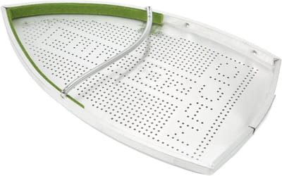 Strijkijzer Schoen - Strijkzool Beschermer - Kreukvrij Strijken - Aluminium Warmteverdeling - 127x22cm - Zilver
