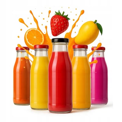 Bimberek KUBUŚ - Glazen Fles - 500ml - Handgemaakt - Hoge Temperatuurbestendigheid