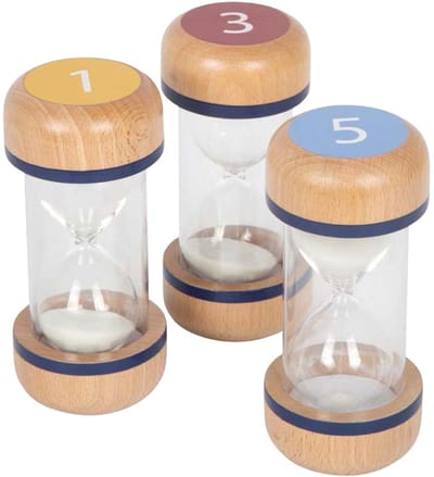 Small Foot - Wooden Hourglasses - 3-piece