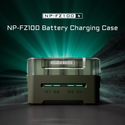 TILTA NP-FZ100 Oplader All-in-One Oplaadcompanion voor NP-FZ100 SD TF-kaartlezer Dubbele oplader voor Sony A7M4 A7C2 A7M5 ZV-E10 Recharge Companion