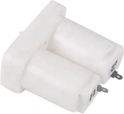 Accubak Waterverwarmer - Batterijhouder Gasboiler - Verwarming Stabiliseren - ABS-kunststof Constructie - 8.2x7.5x4 cm - Zwart