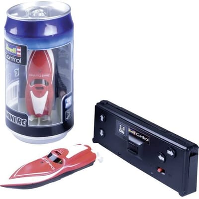 Revell RC voertuig - 23569 RC Boot Mini - Speedboat Rood - 7,5cm RC Model Kant en Klaar - 1:58