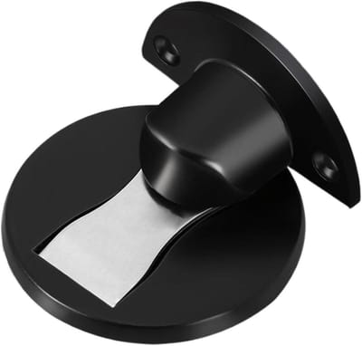 Magnetische Deurklem - Deurhouder Deurstopper - Deuren Open Houden - Zonder Boren Installeren - 7x7x7 cm - Zwart
