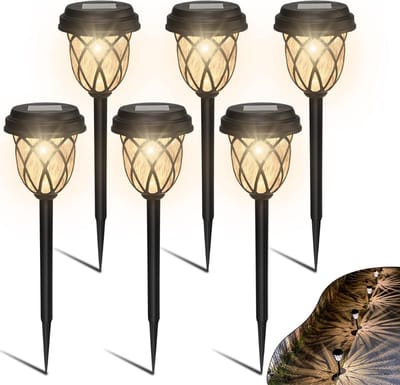 White-Label® Tuinverlichting op Zonne Energie - Solar Buitenlampen - Zwart