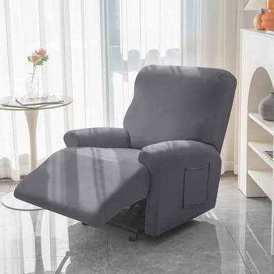 1/2/3 Zits Effen Kleur Elastische Relaxbankhoes Stretch Spandex Fauteuilhoezen Afneembare Bankhoezen Huis