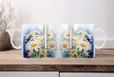 Auqarel koffiemok Bloemenpracht 2