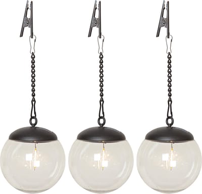 Star Trading Globe hanglamp op zonne-energie set van 3