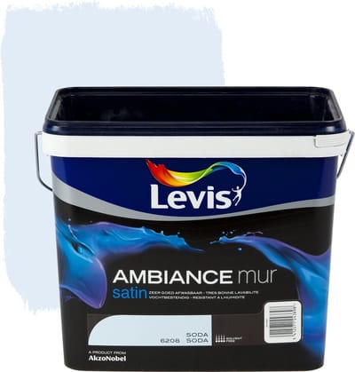 Levis Ambiance Muurverf - Satin - Soda - 5L