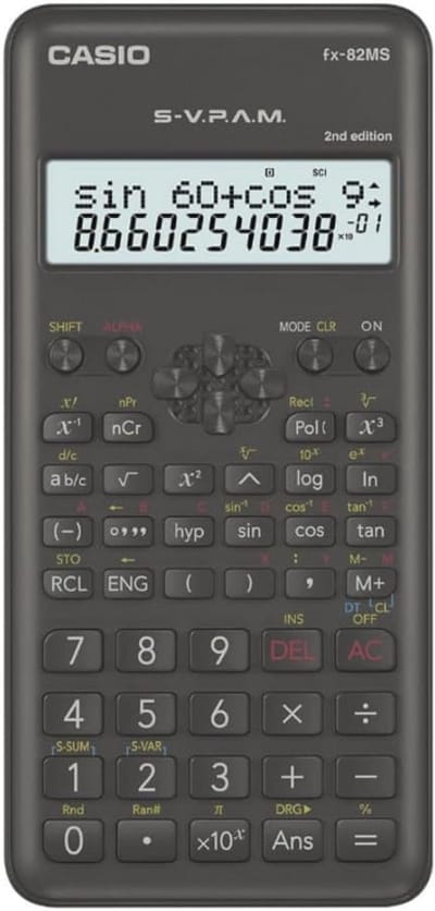 Wetenschappelijke Rekenmachine met 2-regelig Display en Ergonomisch Design