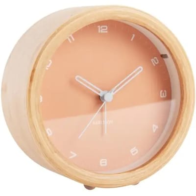 Karlsson Wekker Gentle - Oranje - Ø11.8cm - Scandinavisch - Wekker voor slaapkamer - Wekkers