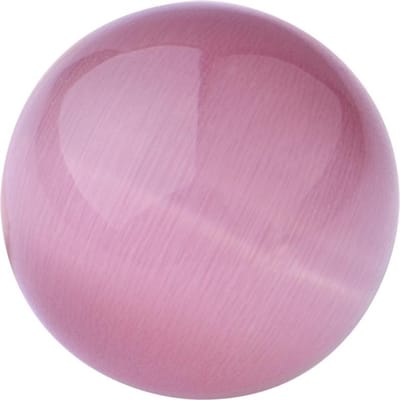 Quiges Verwisselbare Mini Munt Cat's Eye Steen Roze - SLSRC041