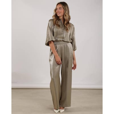 Nukus Nks02231 350 lilly blouse shiny army