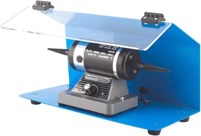Sieraden Polijstmachine - Buffermolen - Kleine Onderdelen Polijsten - Verstelbare Snelheid - 8000RPM - One Color