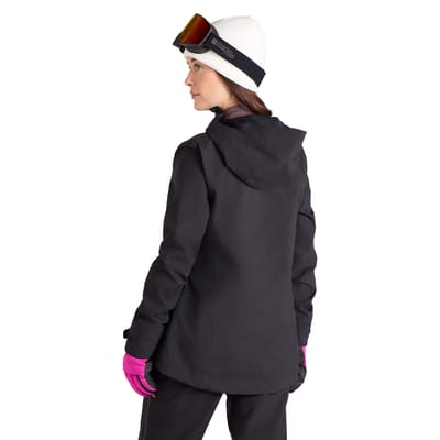 Mountain Warehouse Dames Cortina Extreme Waterproof 3-Lagen Skijack (Zwart)
