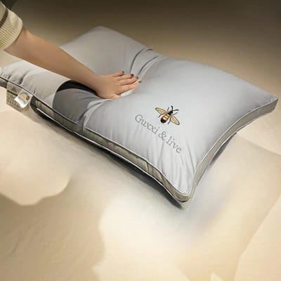 100% Katoen Soja Vezel PillowCore Katoen Wasbare Kussens Klasse A Laag Kussen Medium Kussen Hoog Kussen Slaap Cervicale Kussens Low 1000g 1pcs