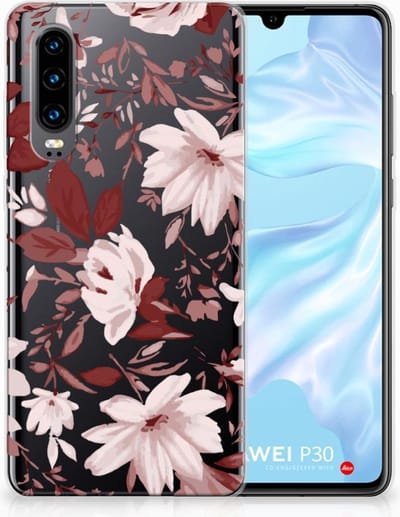 Hoesje maken Huawei P30 Watercolor Flowers